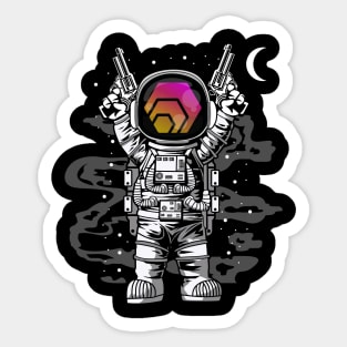 Astronaut HEX Coin To The Moon Crypto Token Cryptocurrency Wallet Birthday Gift For Men Women Kids Sticker